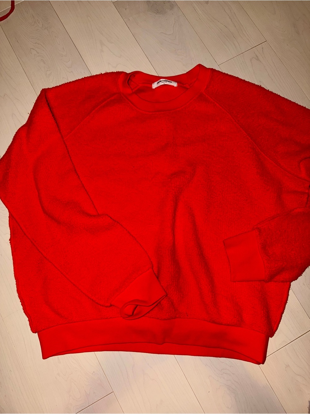perfectwhitetee ZIGGY Red Crewneck Sweatshirt
